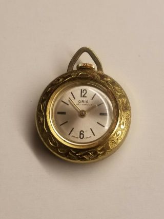 Vintage R.  Gsell & Co.  Inc W.  Germany Oris Swiss Necklace Watch It