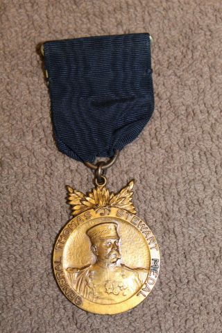 U.  S.  Pre Ww1 Strike,  State Of Pa National Guard Drill Medal W/ribbon