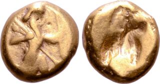 Turkey Persian Ancient Gold Achaemenid Empire Av Daric Sardes,  485 - 420 Bc