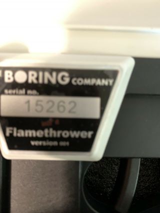 The Boring Company - Not A Flamethrower (, Never Fired) 3