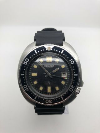 Vintage Rare Orignal Seiko Automatic Diver 150m 6105 - 8110 3