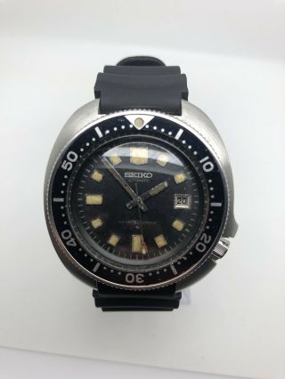 Vintage Rare Orignal Seiko Automatic Diver 150m 6105 - 8110 8