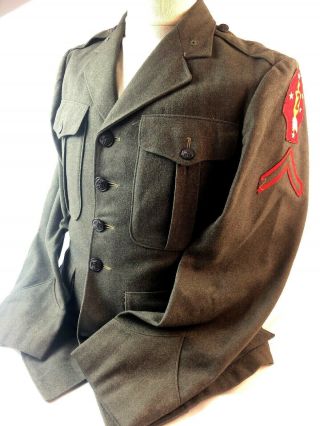 Wwii Ww2 Us U.  S.  Usmc 2nd Division Named Uniform,  Marine Corps,  Jacket,