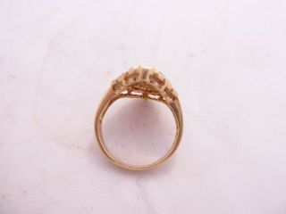 18ct gold ruby diamond ring,  art deco design 18k 750 4