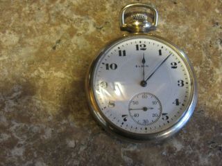 Antique 1922 Elgin Victorian Gold Filled Pocket Watch