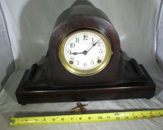 Antique 1923 Sessions 4951 - 8 Day Cathedral Gong & 1/2 Hr Strike Clock -
