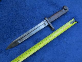 VERY RARE ANTIQUE M1895 LEE NAVY BAYONET AND SCABBARD 10