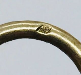 Antique Victorian Sterling Silver Gold Vermeil Link Acorn Padlock Charm Bracelet 5