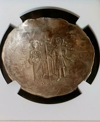 Byzantine Empire John II Aspron Trachy NGC AU Ancient Gold Coin 4