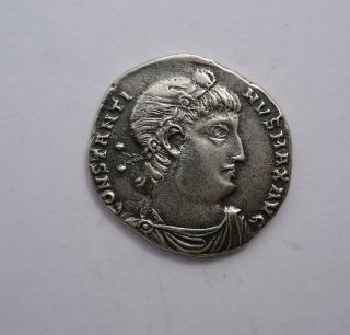 Ancient Authentic Roman Silver Coin Siliqua 54