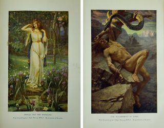 1910 MYTHS LEGENDS ANCIENT GODS OCCULT PAGAN MAGIC DRAGONS DRUIDS DEMONS FAIRIES 11