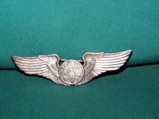 Wwii U.  S.  Army Air Corps Sterling Juarez Aircrew 3 " Wings