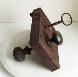 Vintage Antique Old Lock And Key For Restoration
