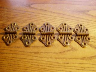 5 Vintage Butterfly Hinges Cabinet Door Furniture