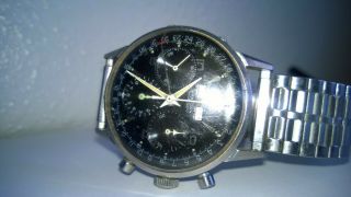 WAKMANN VINTAGE INCABLOC TRIPLE DATE CHRONOGRAPH WATCH 4 11