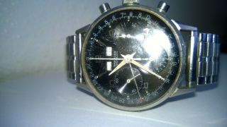 WAKMANN VINTAGE INCABLOC TRIPLE DATE CHRONOGRAPH WATCH 4 3