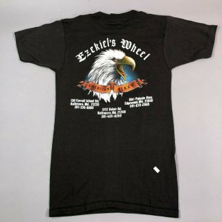 VTG 3D Emblem Shirt Harley Davidson Truckers Only Good Life Rebel Bar 1988 NOS 4