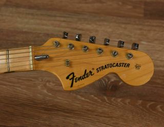 Vintage 1971 Fender Stratocaster Olympic White 5
