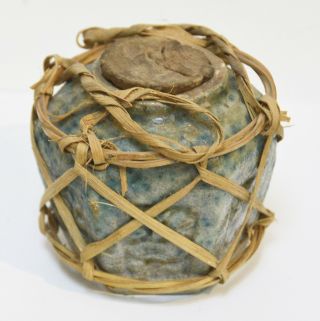 Rare Antique White Hexagonal Chinese Qing Shiwan Stoneware Ginger Jar 19th C.