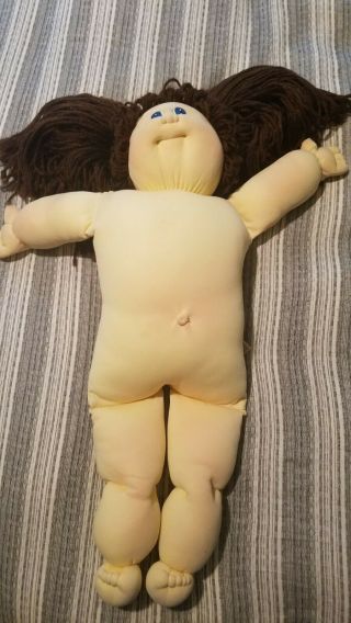 Cabbage Patch Doll - antique fabric body/head,  signatures,  paperwork 7