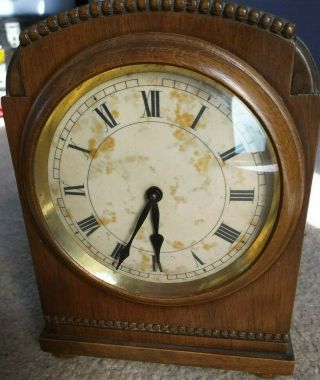 H A C Wurttemberg Vintage Mantle Wind - up Clock,  Germany,  Running 5