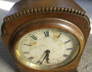 H A C Wurttemberg Vintage Mantle Wind - up Clock,  Germany,  Running 7