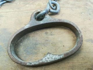 Vintage cast Iron cistern light pull switch Steel chain toilet old industrial 1a 3