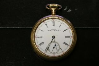 Antique American Waltham Watch Co (a.  W.  W.  C) Pocket Watch 17 Jewels