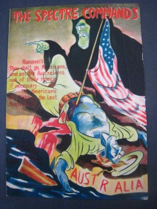 Wwii Japanese Anti Roosevelt Propaganda Leaflet,  Spectre