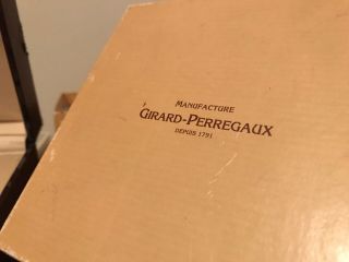 Girard Perregaux 7000 GBM 18k bezel Automatic Chronograph No Resv Full Set 5