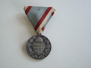 Wwi Austria Austro Hungary Hungarian Royal Military Medal - Ww1