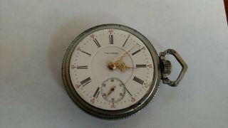 American Waltham 18s 17j Grade 825 Antique Pocket Watch 1903