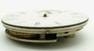 Vintage Waltham A.  T.  & Co.  1865 15 Jewel 10s pocket watch movement for repair 3