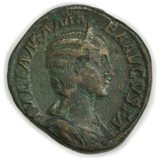 Roman Empire (222 - 235 Ad) Julia Mamaea Ae Sestertius Large Ancient Coin [4077.  21