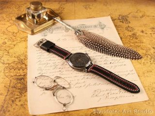 ROLEX Vintage Men ' s Wrist Watch Mechanical Black Noble Design Mens Wristwatch 2