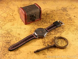 ROLEX Vintage Men ' s Wrist Watch Mechanical Black Noble Design Mens Wristwatch 4