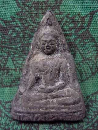 Ancient Buddha Phra Thamaprang Magic Real Lucky Love Thai Buddha Amulet Talisman