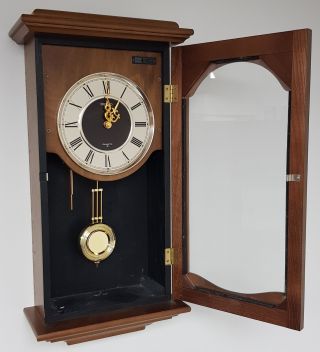 Seiko Westminister Dual Chime Wall Clock With Pendulam 444