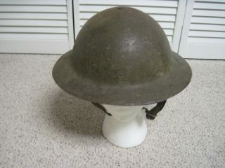 Vintage World War One Wwi Doughboy Helmet Nr