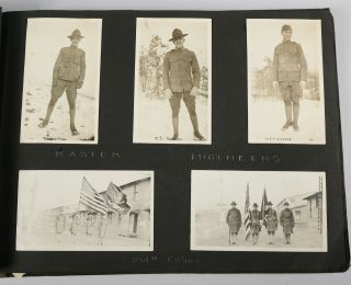 Photo Album 214th Us Engineers Wwi Camp Custer Michigan 1918 Army