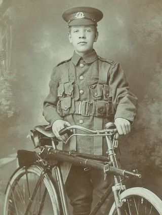 6th Cyclist Battalion,  Norfolk Regiment Postcard Military Army Corps County Rppc