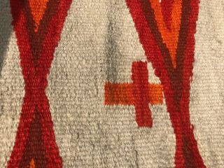 Antique Navajo Rug Blanket Native American Southwest Textile 73 