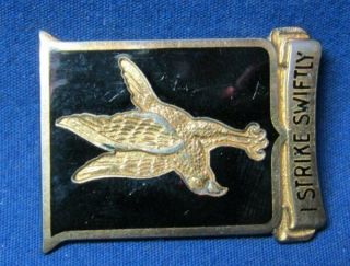 WWII Sterling 812th Tank Destroyer Battalion I Strike Swiftly DI Pin by A.  E.  Co. 2