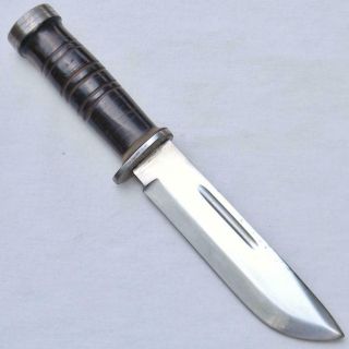 Cattaraugus Usa - Ww2 Era Mod 225q Quartermaster Knife Heavy - Duty Fighting Knife