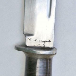 CATTARAUGUS USA - WW2 era mod 225Q Quartermaster Knife heavy - duty fighting knife 3