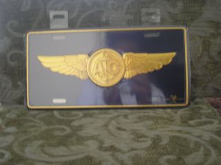 License Plate - U.  S.  Navy Naval Aircrew Wings