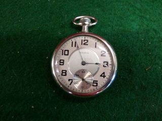 Anitque Waltham 16 Size 15 Jewels Pocket Watch Vintage 1908