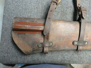 WWII US GI M1 GARAND RIFLE VEHICLE SCABBARD - - COMPLETE - DATED 1942 3