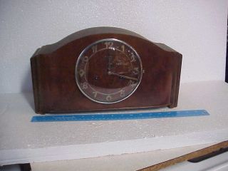 Antique Junghans Art Deco Mantle Clock Parts Repair D