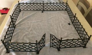 Cast Iron Fence For Doll House Train Set